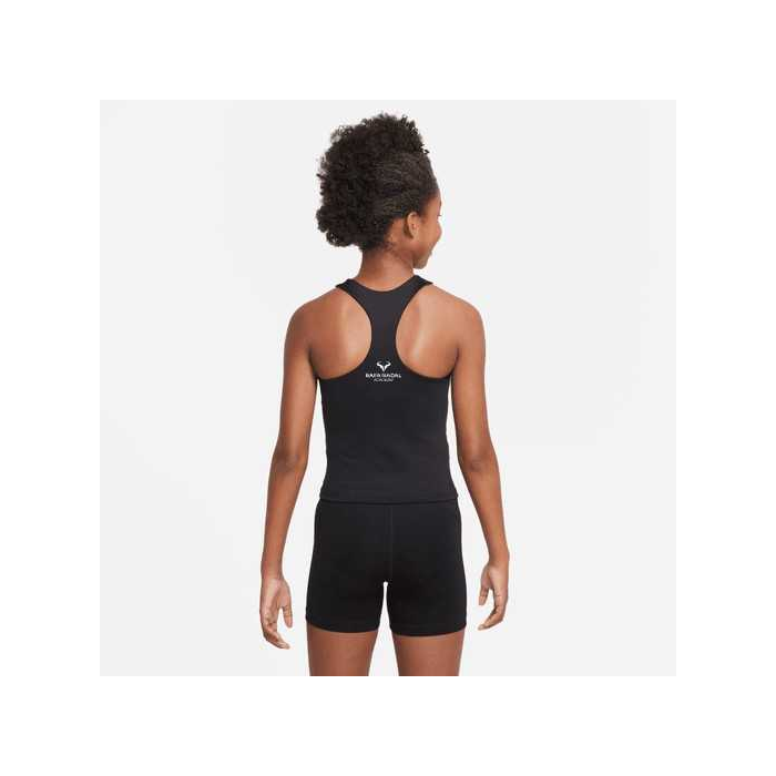 Rafa Nadal Academy Camiseta Negra Niña