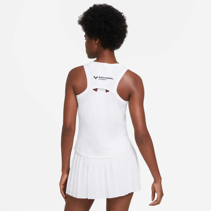 Rafa Nadal Academy Camiseta Tirantes Blanca Mujer