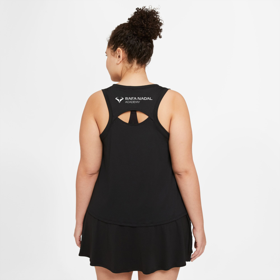 Rafa Nadal Academy Camiseta Tirantes Negra Mujer