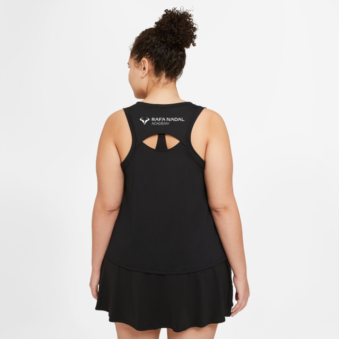 Rafa Nadal Academy Camiseta Tirantes Negra Mujer