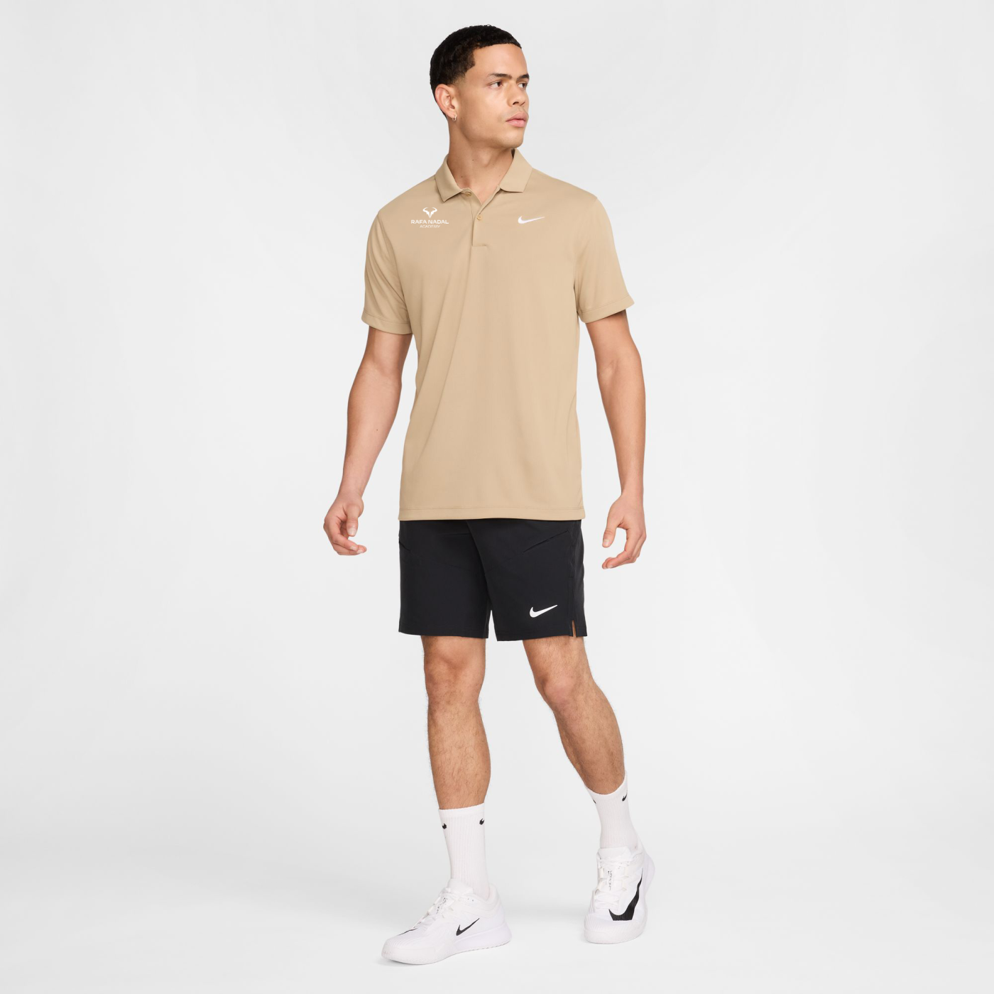 Rafa Nadal Academy Polo Tenis Beige Hombre