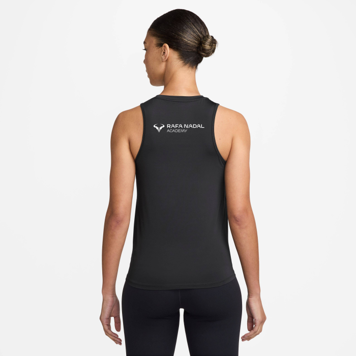 Rafa Nadal Academy Camiseta Tirantes Negra Mujer