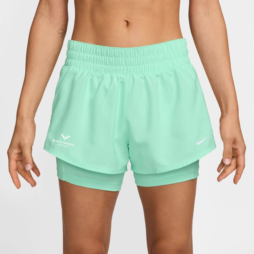 Rafa Nadal Academy Pantalón Corto Verde Mujer