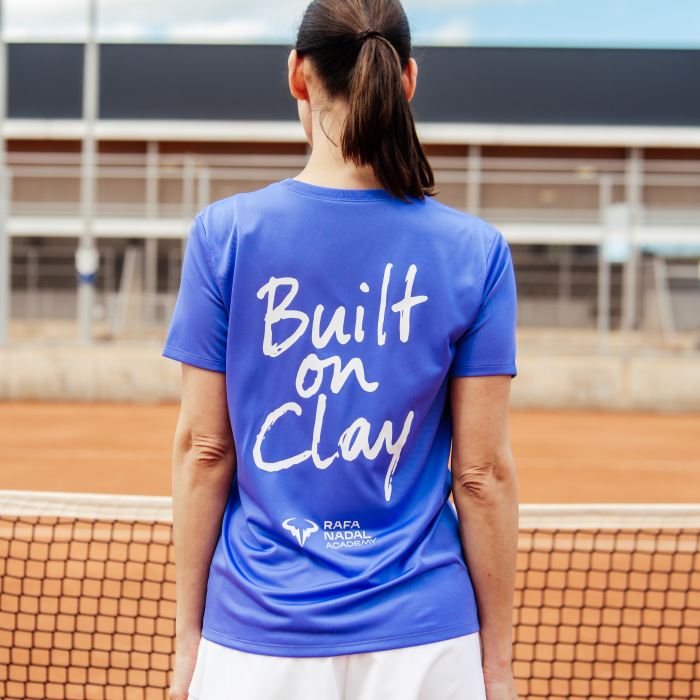 Rafa Nadal Academy Camiseta Morada Mujer