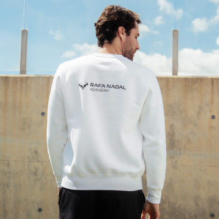 Rafa Nadal Academy Sweat-shirt Blanche Homme