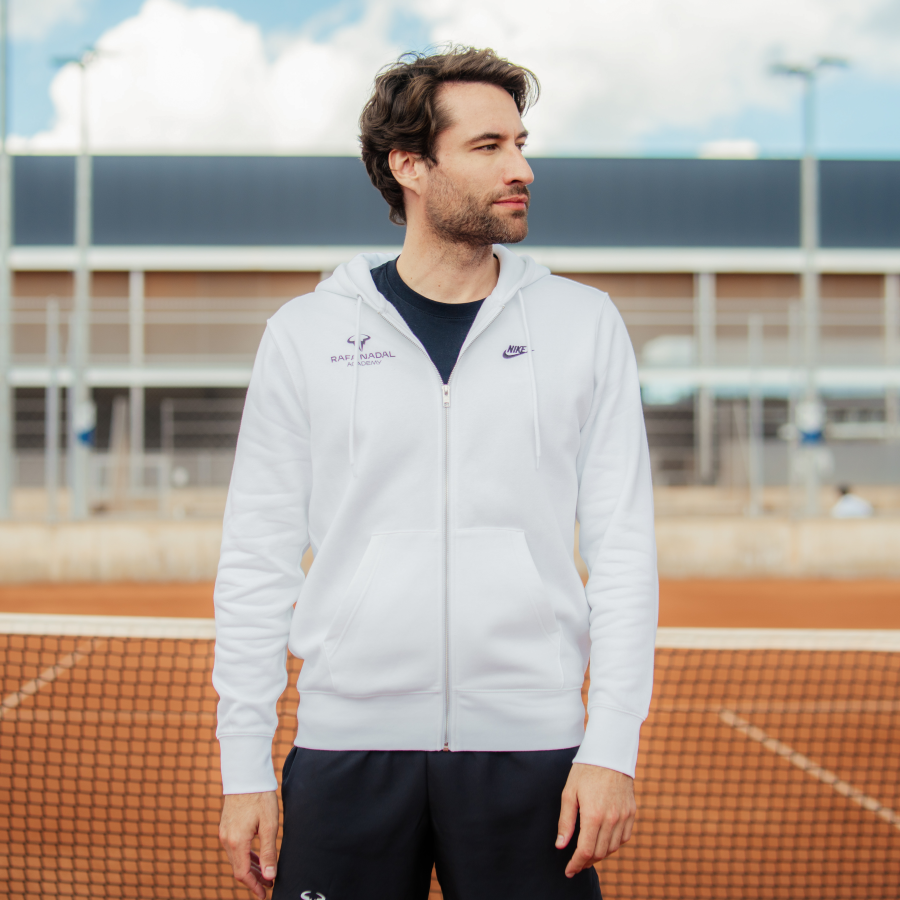 Rafa Nadal Academy Sudadera Blanca Hombre