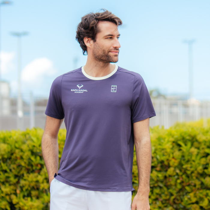 Rafa Nadal Academy T-shirt Violet Homme